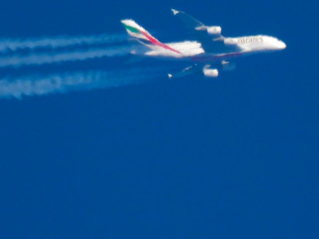 Airbus A380-800 (A6-EVK) - UAE211br /DXB-IAHbr /12/04/2024