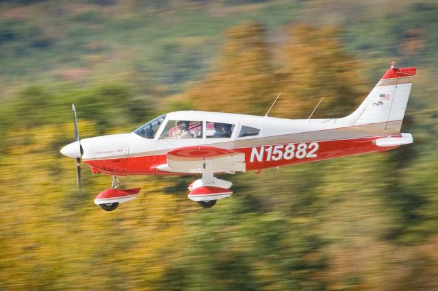 Piper Cherokee (N15882) - 22-Oct-2010 A beautiful fall day to be flying in the Catawba Valley.