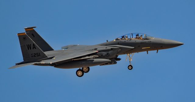 McDonnell Douglas F-15 Eagle (90-0251) - 90-0251 F-15E-50-MC c/n 1187/E153 - Las Vegas - Nellis AFB (LSV / KLSV)br /USA - Nevada, September 15, 2017br /Photo: TDelCoro