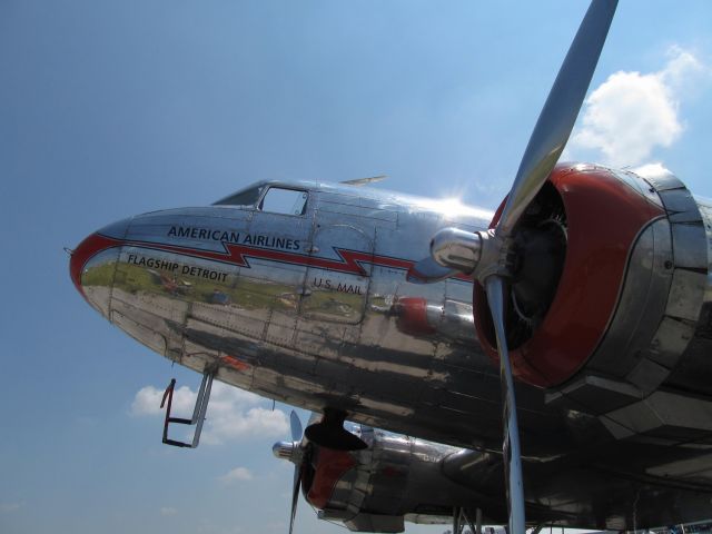 Douglas DC-3 (NC17334) - American Airlines DC-3 "Flagship Detroit" from Dayton Airshow 2013. Rest in Peace Jane Wicker and Charlie Schwenker