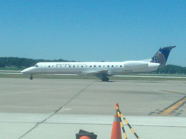 Embraer ERJ-145 (N834HK) - Departing for Chicago OHare