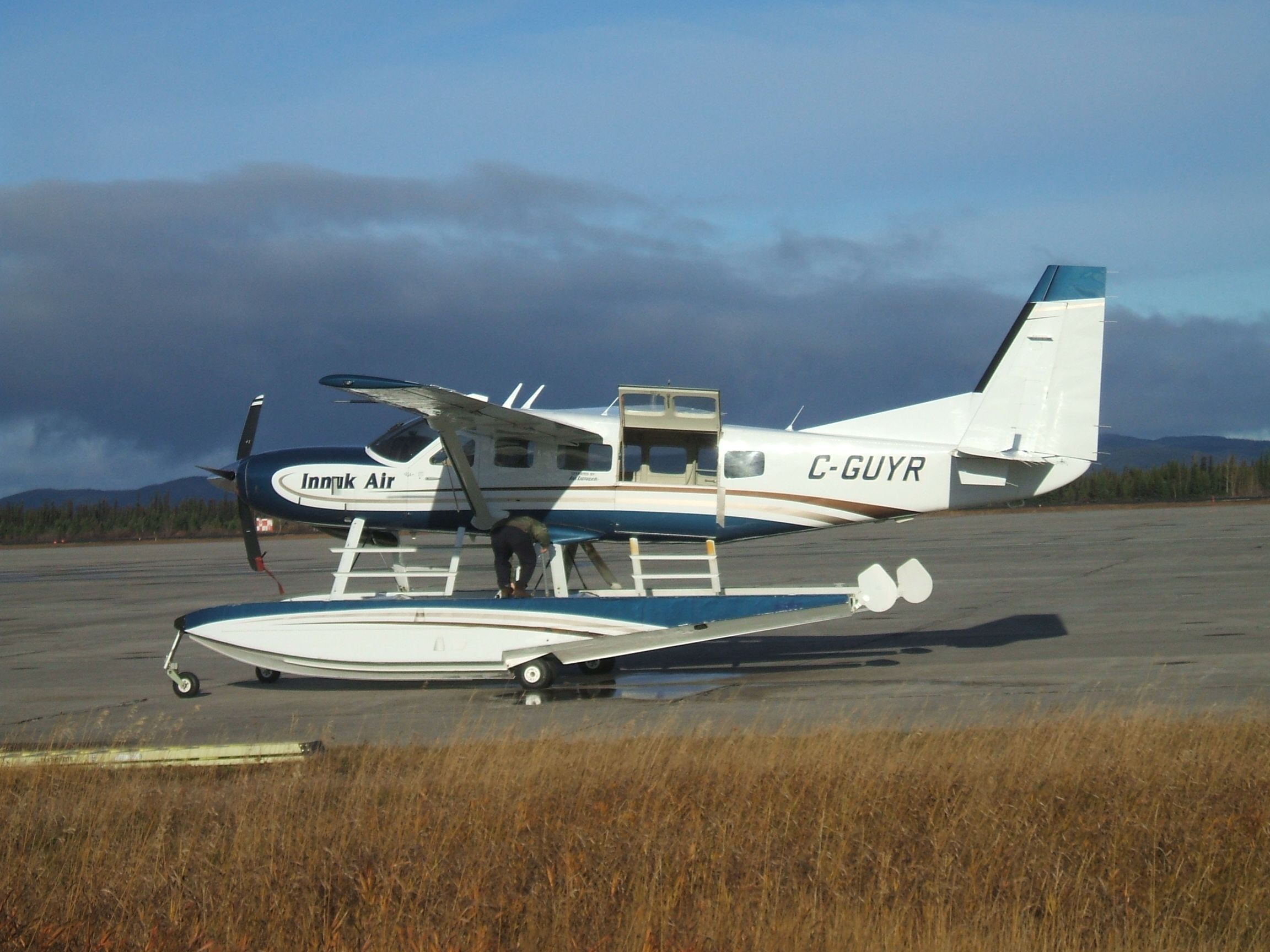 C-GUYR — - Parked at Air Labrador Airways  Goose airport Lab.