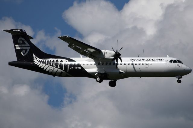 Aerospatiale ATR-72-600 (ZK-MVN) - on 27 September 2018