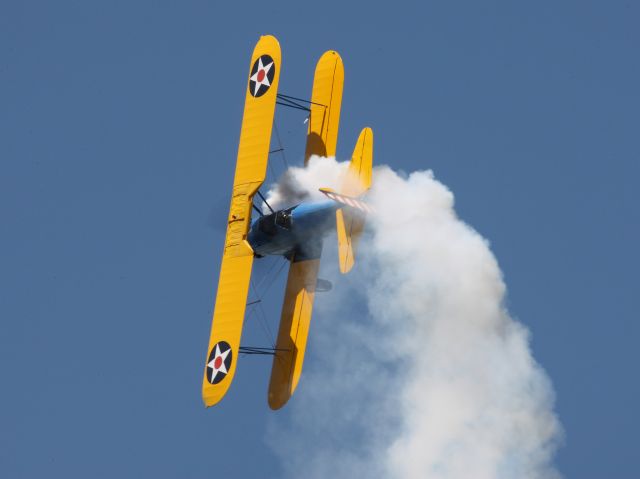 Boeing PT-17 Kaydet (N49739) - John Mohr performing at MTC Airshow 2011