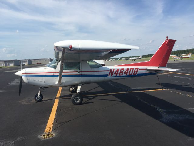 Cessna 152 (N4640B) - Flight lesson at Wings of Carolina Flying Club! In this Cessna 152 (N4640B). Taken June 26, 2020.