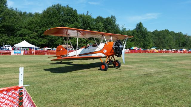 — — - Wings & Wheels 2015 @ Sloas Airfield Warren, OH br /Beautiful TravelAir. This flew ALL DAY giving rides!