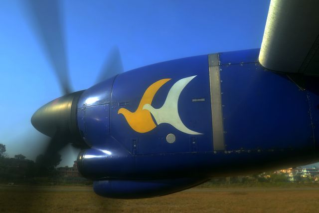 9N-AIM — - Just landed in Pokhara after a flight from Kathmandu, Nepal. 27th Dec., 2013.