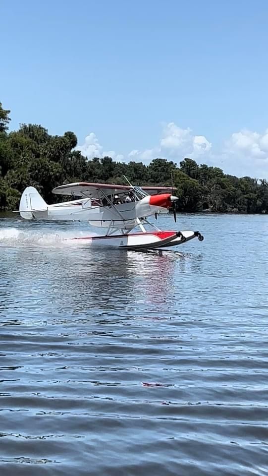 Piper L-21 Super Cub (N1907A) - Departing before weather 