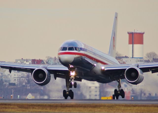 Boeing 757-200 (N179AA) - Touch down American !