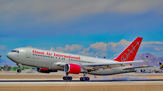 BOEING 767-200 (N225AX) - N225AX Omni Air International 2001 Boeing 767-224(ER) C/N 30434 - Las Vegas - McCarran International (LAS / KLAS)br /USA - Nevada, April 29, 2016br /Photo: Tomás Del Coro