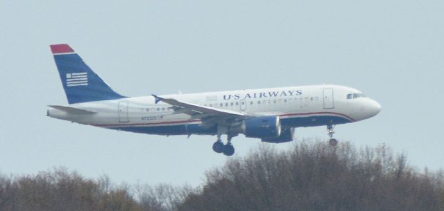 Airbus A319 (N722US) - 2/21/16