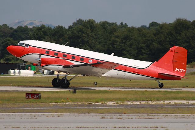 Douglas DC-3 (turbine) (N115U) - Photo taken on 8/12/2021.