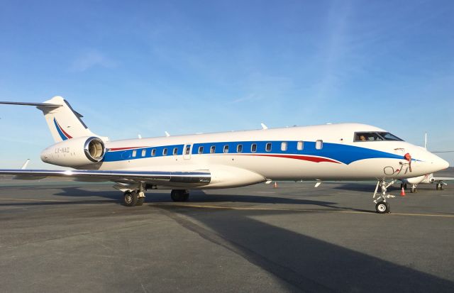 Bombardier Global Express (LX-NAD) - Very nice colors on this immaculate Swiss Global Express