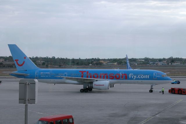 Boeing 757-200 (G-BYAO) - Thomson Fly - B757-204WL (G-BYAO) "start up" at ALC (Photo Oct 2005)