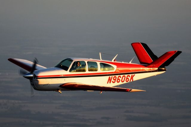 Beechcraft 35 Bonanza (N9606K) - Flight home after installation of new Hartzell Super Scimitar Prop.