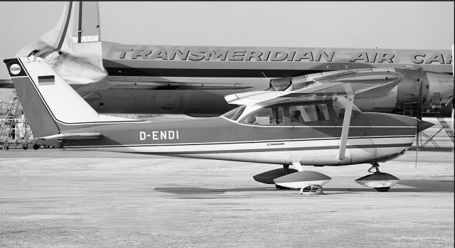 Cessna Skyhawk (D-ENDI) - Photo date 25-MAY-1974. This aircraft belonged to my late dad for 10 years and was flown extensively around Europe. Photo by John Visanich - thank you very much!