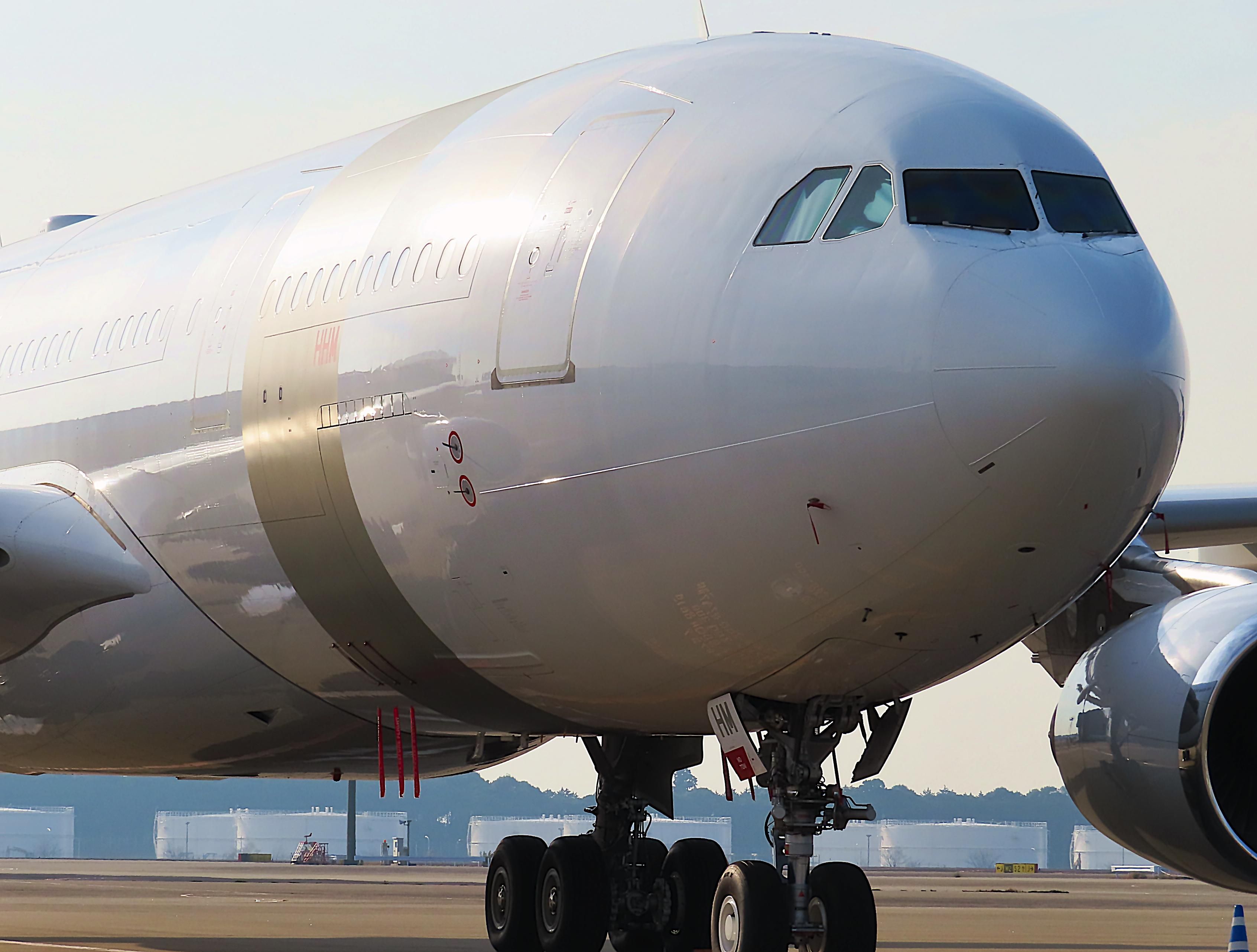 Airbus A330-200 (A7-HHM) - I took this picture on Nov 28, 2018.