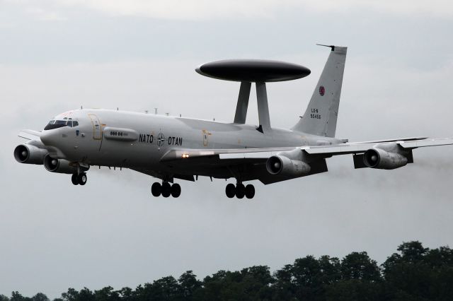 Boeing JE-3 Sentry (LXN90456) - GEILENKIRCHEN AIRBASE; THE HOME OF THIS AWACS-AIRCRAFT.