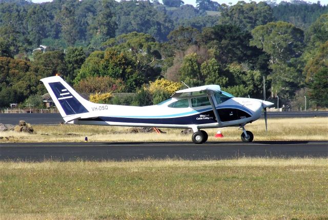 Cessna Skylane (VH-DSQ) - Cessna 182Q VH-DSQ at Wynyard Airport Tasmania Australia. 5 April 2023.