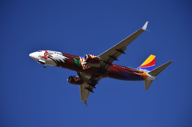 Boeing 737-700 (N8619F) - Illinois One landing at Colorado Springs Airport. 11/26/22 [Nikon D3200 55-300MM]