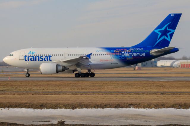 Airbus A310 (C-GTSY) - TSC12 from Quebec City, Canada.