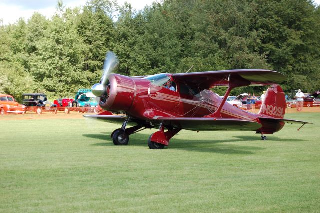 Beechcraft Staggerwing (N92SL) - I dare you to find a nicer Staggerwing @ Sloas Airfield OH 08/13