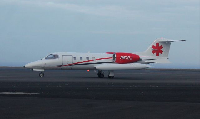 Learjet 35 (N81GJ) - Santa Maria Island International Airport - LPAZ. July 22, 2019.