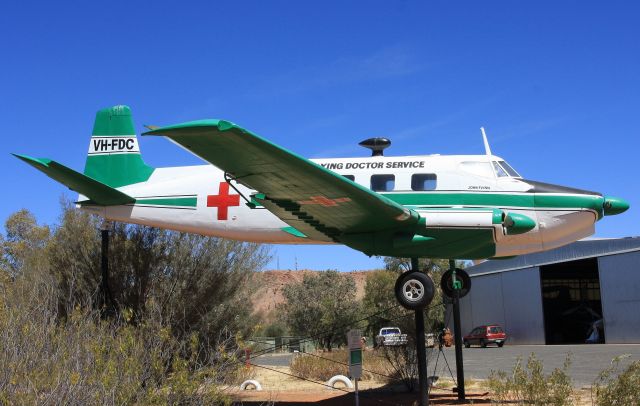 DE HAVILLAND AUSTRALIA Drover (VH-FDC) - The Connellan Museum at Alice Springs NT Australia hold some great items of aviation history including the Flying doctors DHA Drover shown in August this year