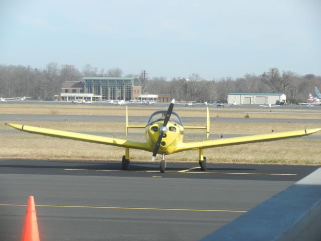 ERCO Ercoupe (N3353H) - A Mooney Aircoupe Sits On The Ramp During Young Eagles Final Rally Of 2018, This Was One Of The Planes Used