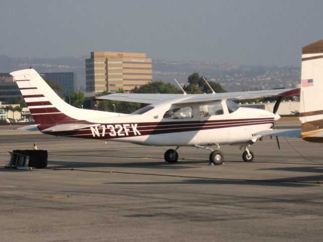 Cessna Centurion (N732FK) - Parked at Santa Ana