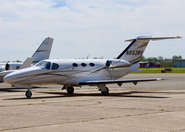 Cessna Citation Mustang (N603WS) - At Downtown Shreveport.