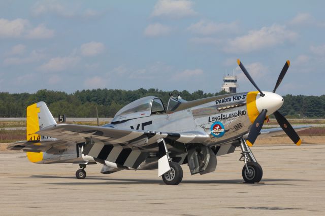 North American P-51 Mustang — - Dakota Kid II at The Great State of Maine Airshow.