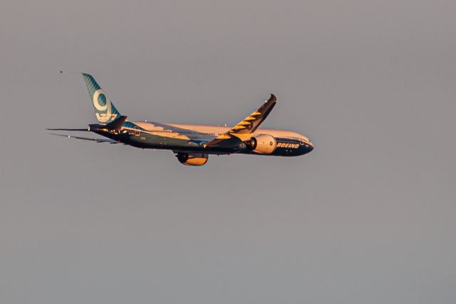 Boeing 777-200 (N779XW) - Living across the Puget Sound, South of PAI, and North Of BOI, I benefit from regularly passing Boeing test flights. This particular capture was one of the 777-9's very early test flights on 2.21.20