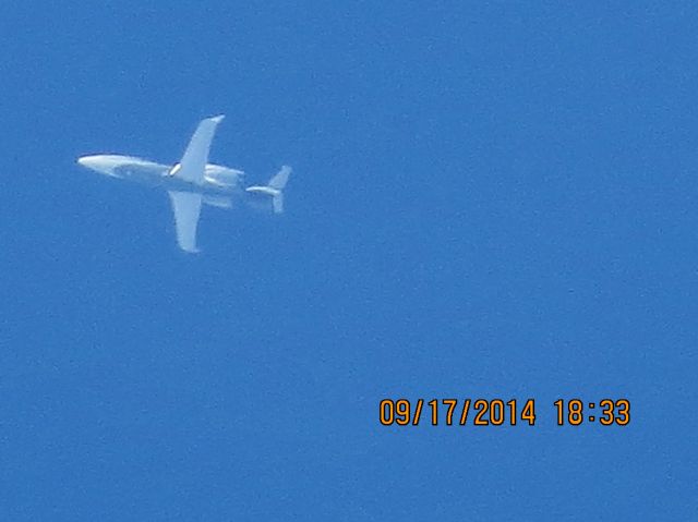 Socata TBM-850 (N875CA) - Over Baxter Springs Kansas (78KS)at 33,200 feet.