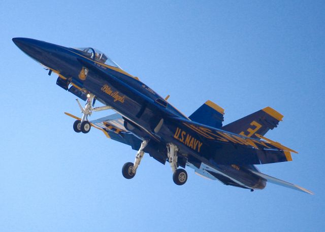 McDonnell Douglas FA-18 Hornet (16-3754) - At Barksdale Air Force Base.