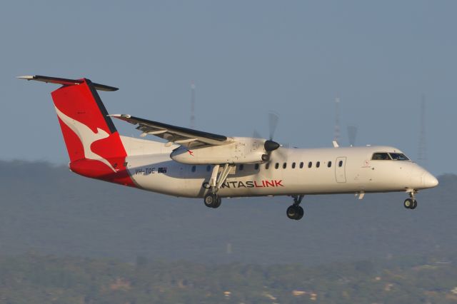 de Havilland Dash 8-300 (VH-TQE) - Early evening arrival, Adelaide Airport Wednesday, March 23, 2022.