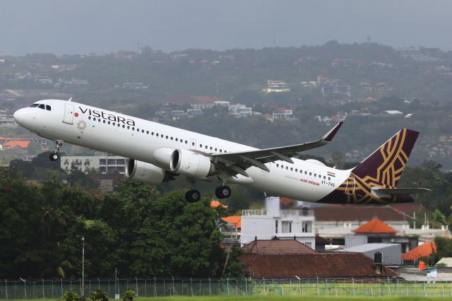 Airbus A321neo (VT-TVG) - "Vistara" livery