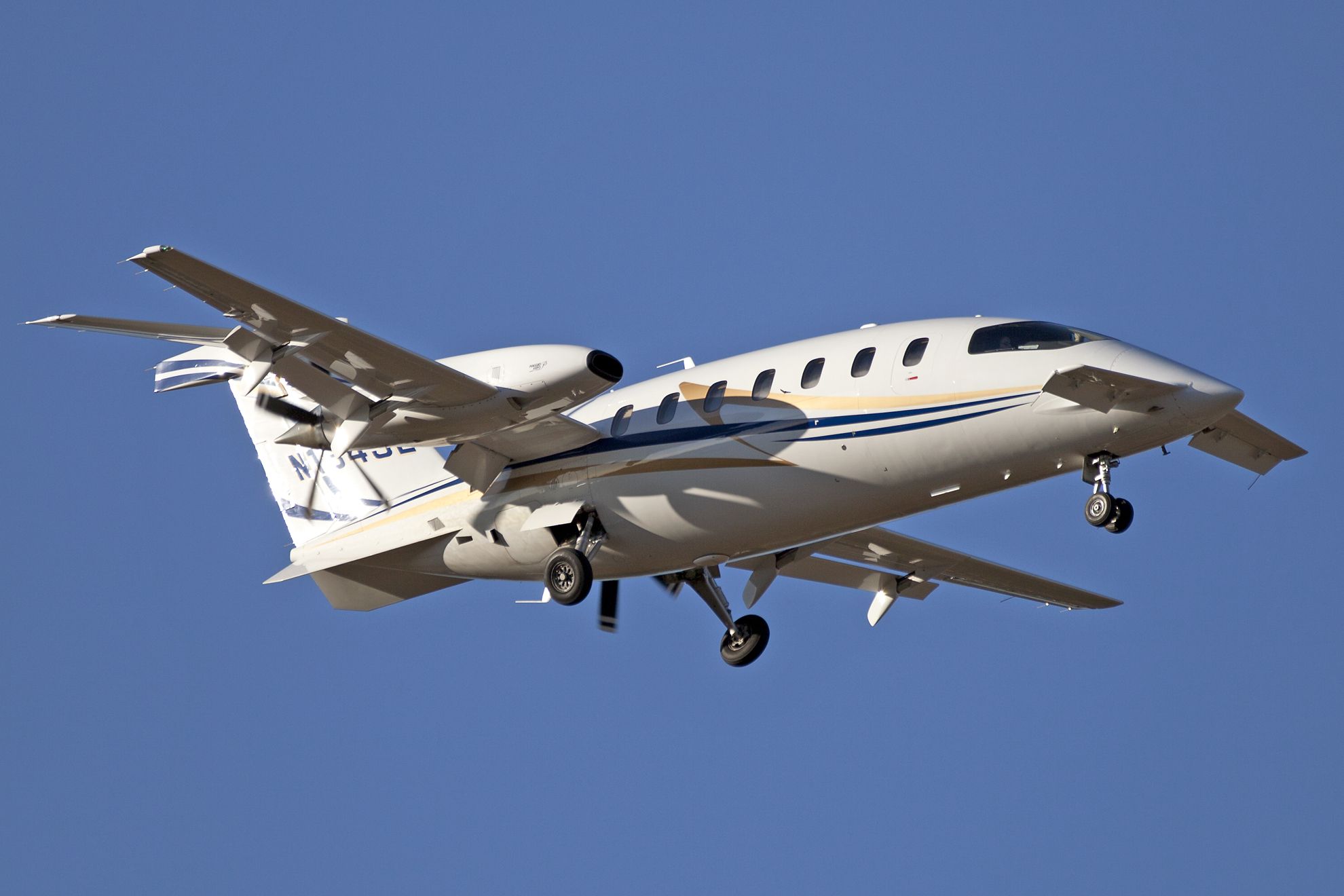 Piaggio P.180 Avanti (N194SL) - PBI Jan 20, 2012