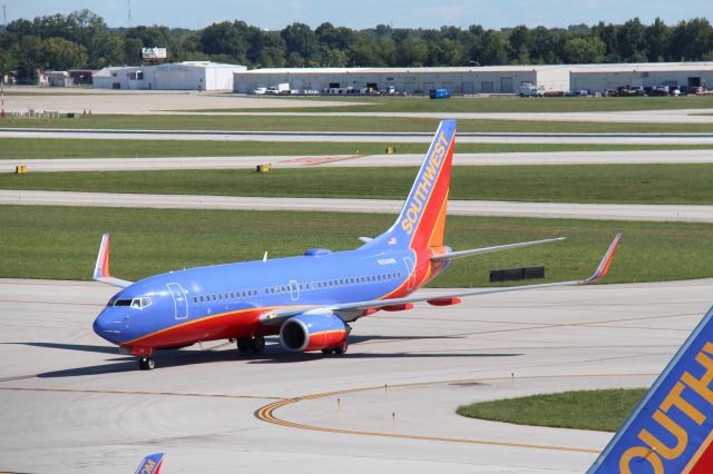 Boeing 737-700 (N256WN) - Flight 3093 from MDW (September 6th, 2017) 