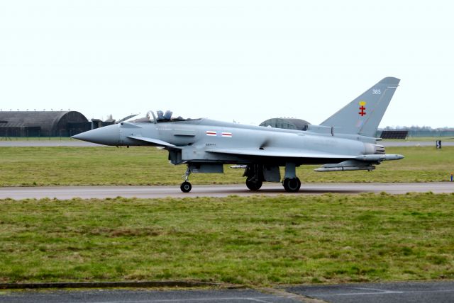 EUROFIGHTER Typhoon (GLA365) - TAKEN FROM CRASH GATE 1 EGXC