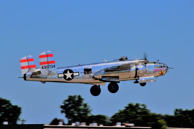 North American TB-25 Mitchell (N9079Z) - B-25 Panchito take-off Oshkosh.