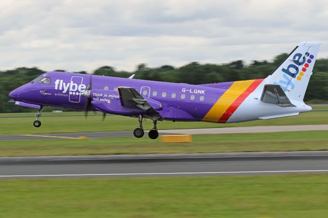 Saab 340 (G-LGNK) - LOG6955 off to Inverness.