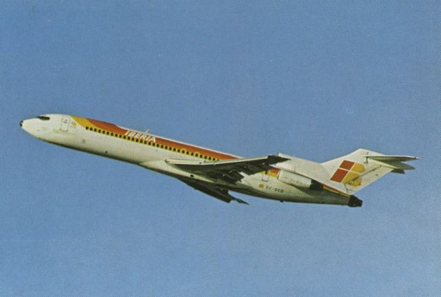 BOEING 727-200 (EC-DCD) - scanned from postcardbr /iberia