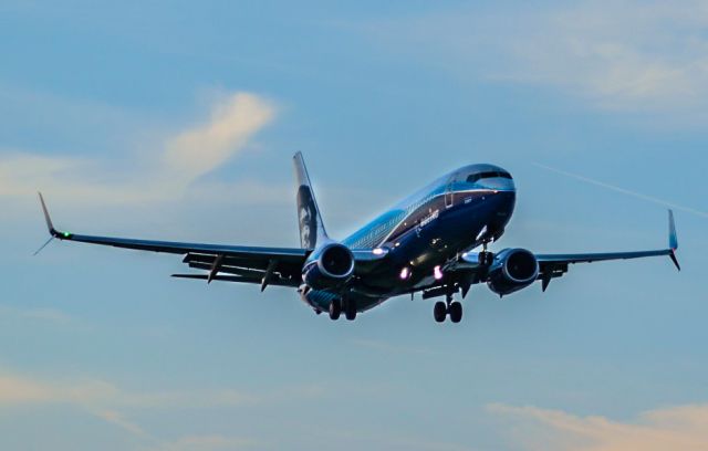 Boeing 737-800 (N512AS) - Spirit of Seattle livery flying into KDCA in June of 2017.