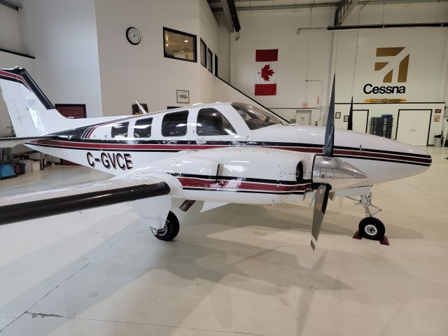 Beechcraft Baron (58) (C-GVCE) - Our new bird!