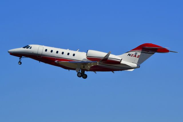 Cessna Citation X (N2AZ) - CHARLIE TEN LLC (NFL Arizona Cardinals owner) departing runway 36R at KCLT - 3/4/18