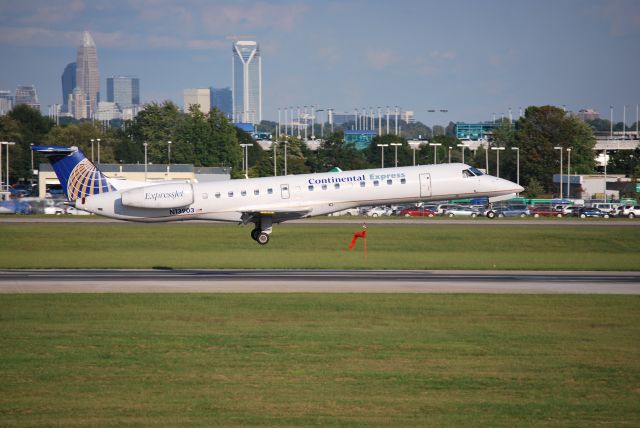 Embraer ERJ-145 (N13903) - Arricing runway 18C - 9/27/09