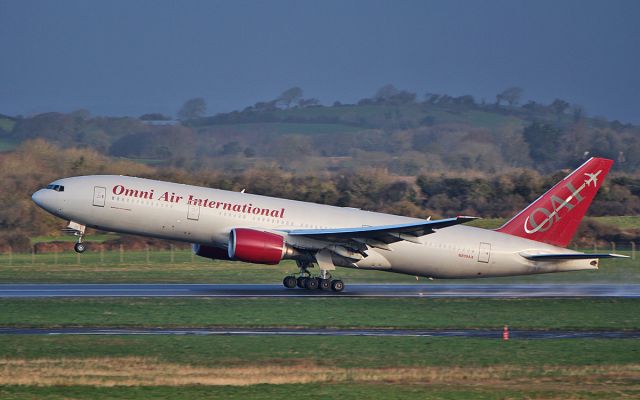 Boeing 777-200 (N819AX) - omni b777-2u8er n819ax dep shannon 13/3/19.