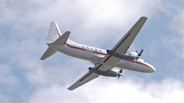 CONVAIR CV-580 (N580HW) - Honeywell Internationals Convair 340-31 climbs having just departed runway 16R on 3/28/13.