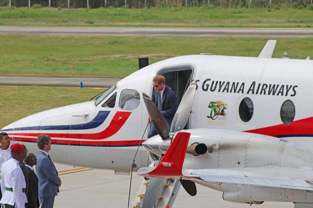 Beechcraft 1900 (8R-GAQ) - Prince Harry Visits Guyana